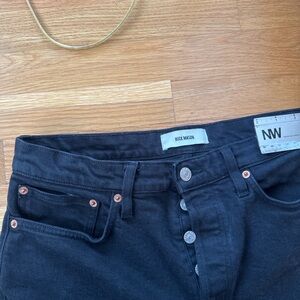 Buck mason jet set Jean in black 31”